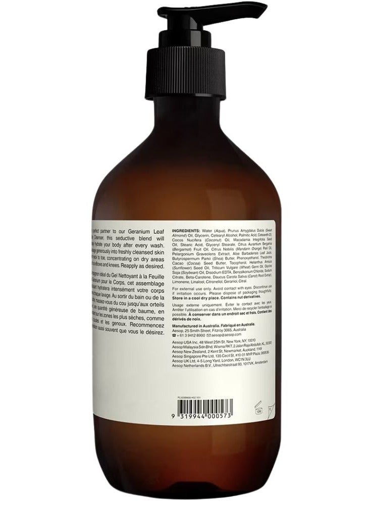Aesop Aesop Geranium Leaf Hydrating Body Balm 500ml  - Image 2