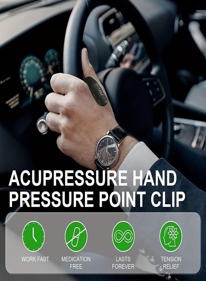 LRK Acupressure Hand Clip for Headache & Migraine Relief - Stress & Tension Alleviation, Natural Relaxation Support (Pack of 2) - Image 3