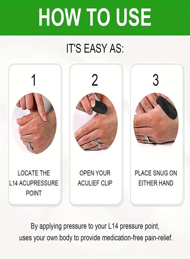 LRK Acupressure Hand Clip for Headache & Migraine Relief - Stress & Tension Alleviation, Natural Relaxation Support (Pack of 2) - Image 5