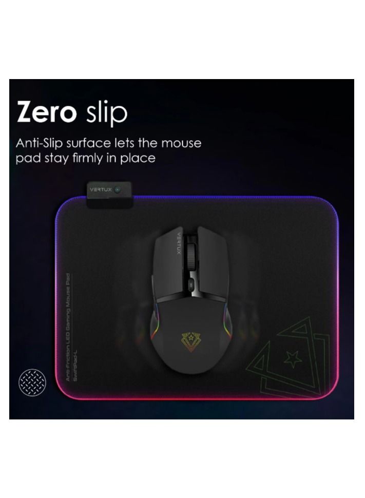 SwiftPad-L Game Immersion™ Smooth Scrolling RGB LED Gaming Mouse Pad - Image 2