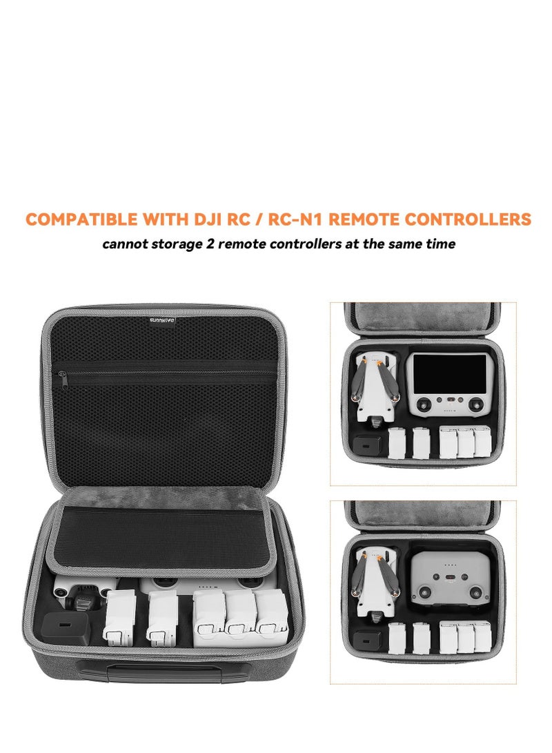 KASTWAVE Mini 3 Pro Carrying Case Waterproof Storage Bag Hard Case Travel Bag All-in-1 Protective Box with Adjustable Shoulder Strap for DJI Mini 3 / Mini 3 Pro Accessories  - Image 3