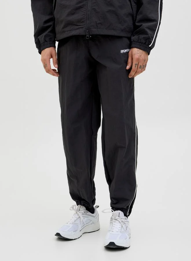 JACK & JONES Jack & Jones Mid Rise Relaxed Fit Piped Joggers