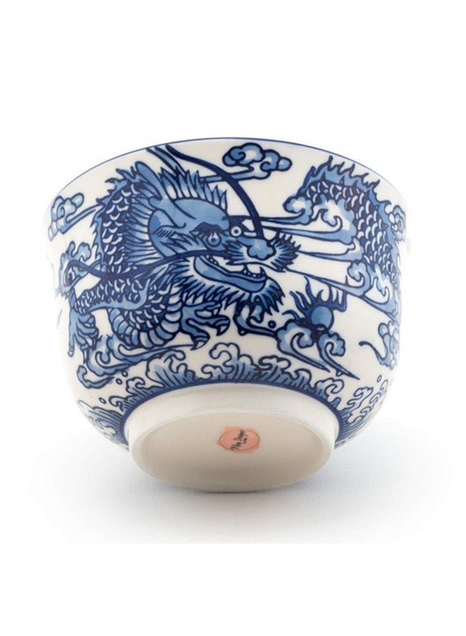 هابي سايلز عروض سعيدة HSRB-LGDRGB، وعاء كبير متعدد الأغراض، 6.25 بوصة، رامين أودون، سوبا فو، نودلز دونبوري، أرز تايو، مع عيدان تناول الطعام، رويال دراجون - Image 3