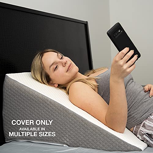 Kölbs Wedge Pillow Cover | Chic Jacquard Cover Bed Wedge Pillow Case | Wedge Pillow Case Cover ONLY, Multiple Size Options (Fits 7-8 Inch Wedges)… - Image 1