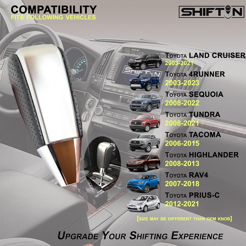SHIFTIN Leather and Wood Gear Shift Knob - Image 2