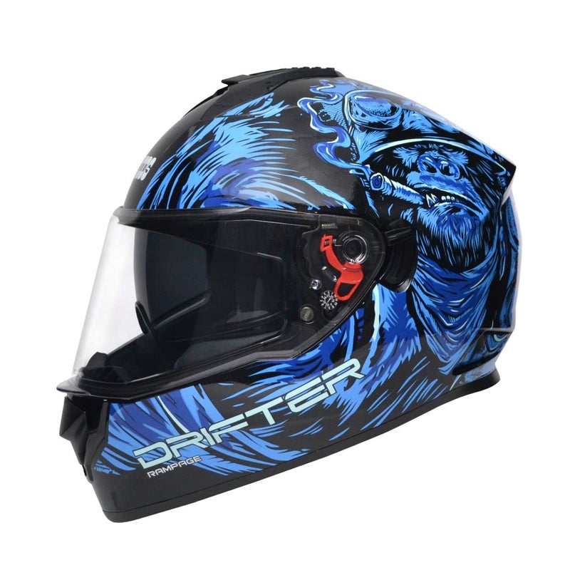 Studds Drifter D3 Rampage ISI and DOT Certified Full Face Helmet for Men and Women with Inner Sun Visor and Spoiler - Image 4