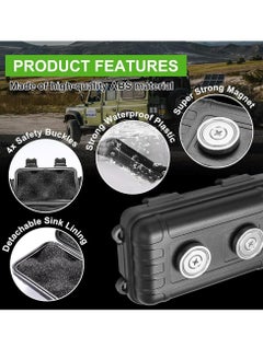 Generic 1 Pc Magnetic Key Holders Hidden Under Car, Hide Key Box With Strong Magnet For Storage Key Indoors, Outdoors, Hider Key On The Bottom Of Car  - Image 4