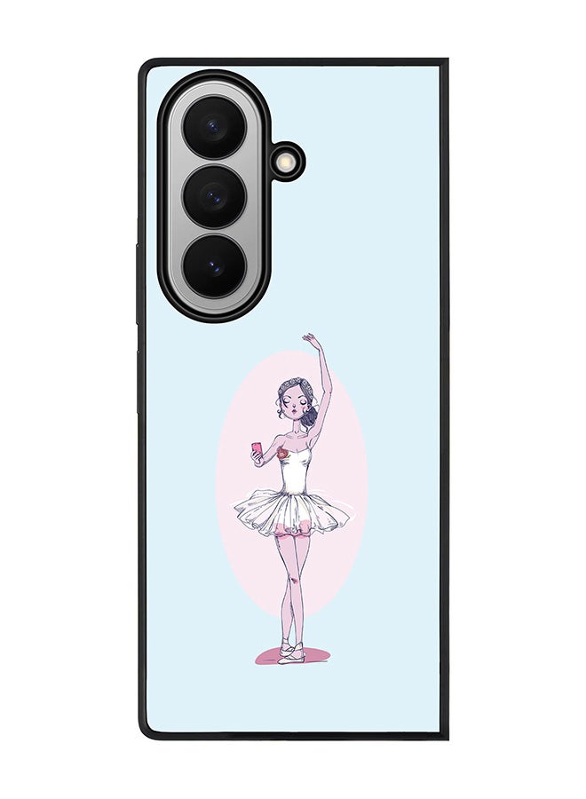 Stylizedd For Samsung Galaxy Z Fold7 Case,Slim fit Camera Protection, Shockproof Thin Phone cover  - Twirling Ballerina