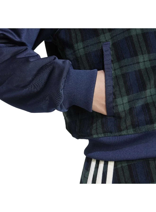 Adidas TARTAN JACKET Blue Originals Women JACKETS