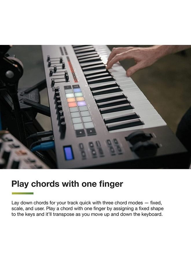 Novation - Novation Launchkey 37 [MK3] MIDI Keyboard Controller — Seamless Ableton Live Integration. Chord Mode, Scale Mode, and Arpeggiator. All the software you need for Music Production. - Image 1