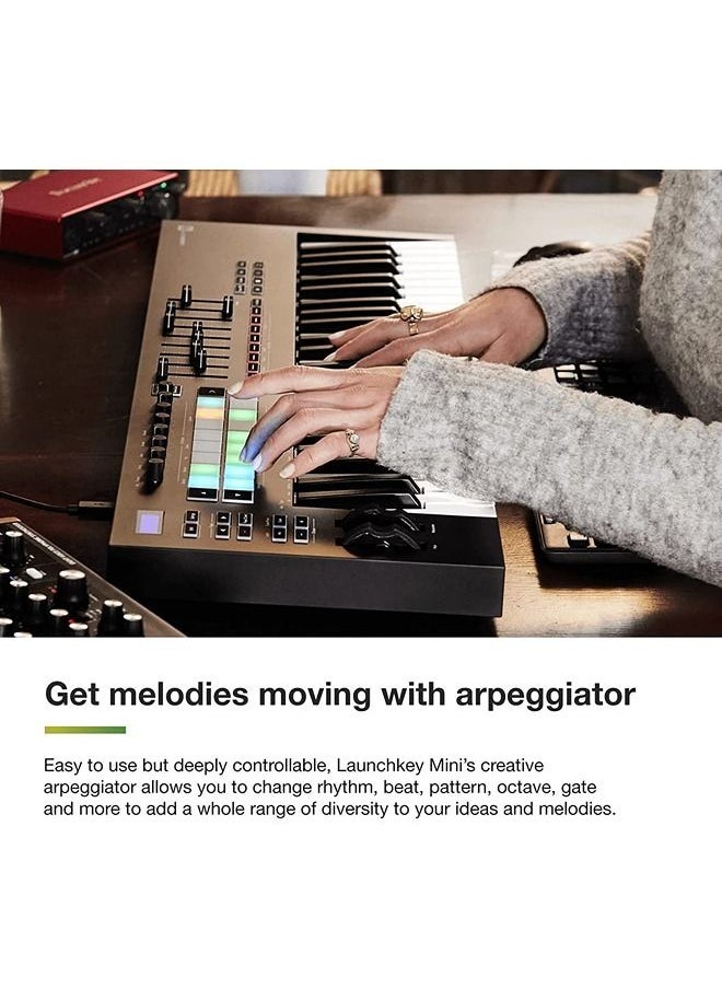 Novation - Novation Launchkey 37 [MK3] MIDI Keyboard Controller — Seamless Ableton Live Integration. Chord Mode, Scale Mode, and Arpeggiator. All the software you need for Music Production. - Image 1