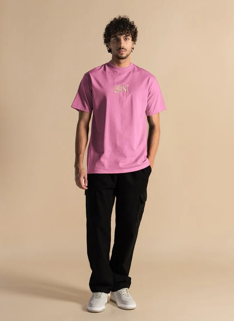 SHAPES DETAILED PATCHWORK T-SHIRT