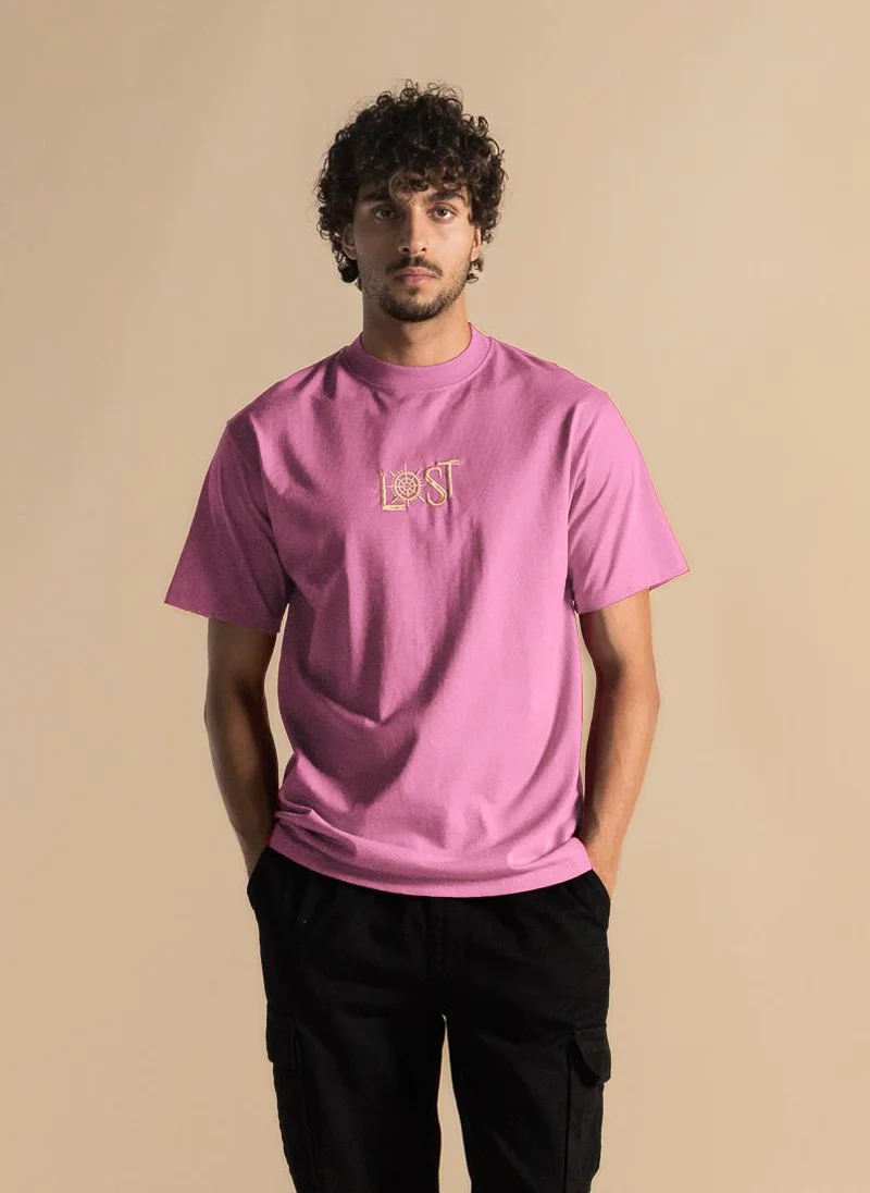 SHAPES DETAILED PATCHWORK T-SHIRT