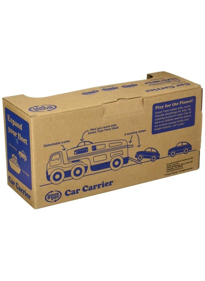 Green Toys Car Carrier, Blue Cb Pretend Play, Motor Skills, Kids Toy Vehicles. No Bpa, Phthalates, Pvc. Dishwasher Safe, Recycled Plastic, Made In Usa.  - Image 5