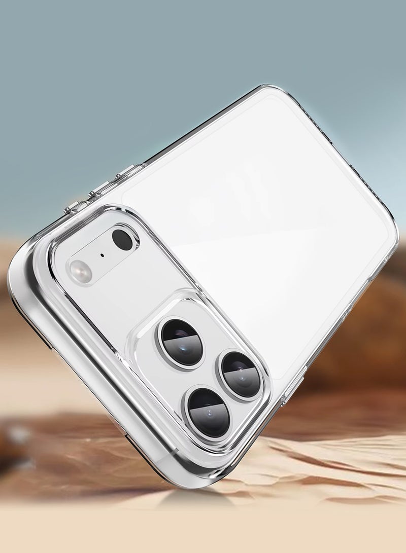 TPU Clear Case for iPhone 17 Pro Max Slim Design, Shockproof Protection, Scratch-Resistant Cover with Enhanced Grip, Wireless Charging Compatible - Image 3