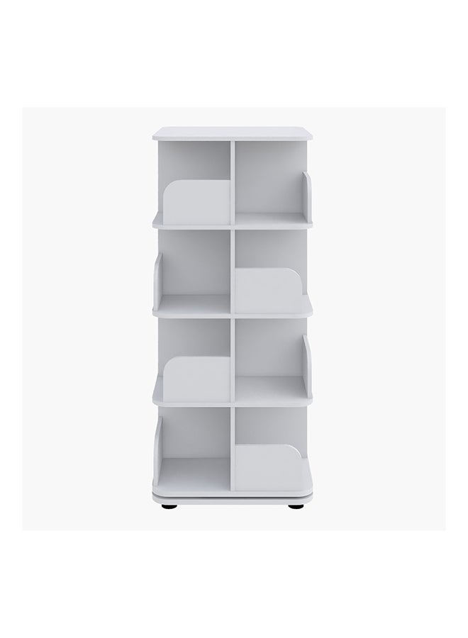 Home Box Vanilla Ollie Rotating Bookcase Storage Unit 47 x 107 x 47 cm - Image 2