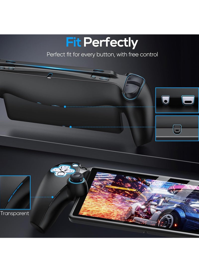 ماركة غير محددة Silicone Protective Case Cover for PlayStation Portal - Black  - Image 4