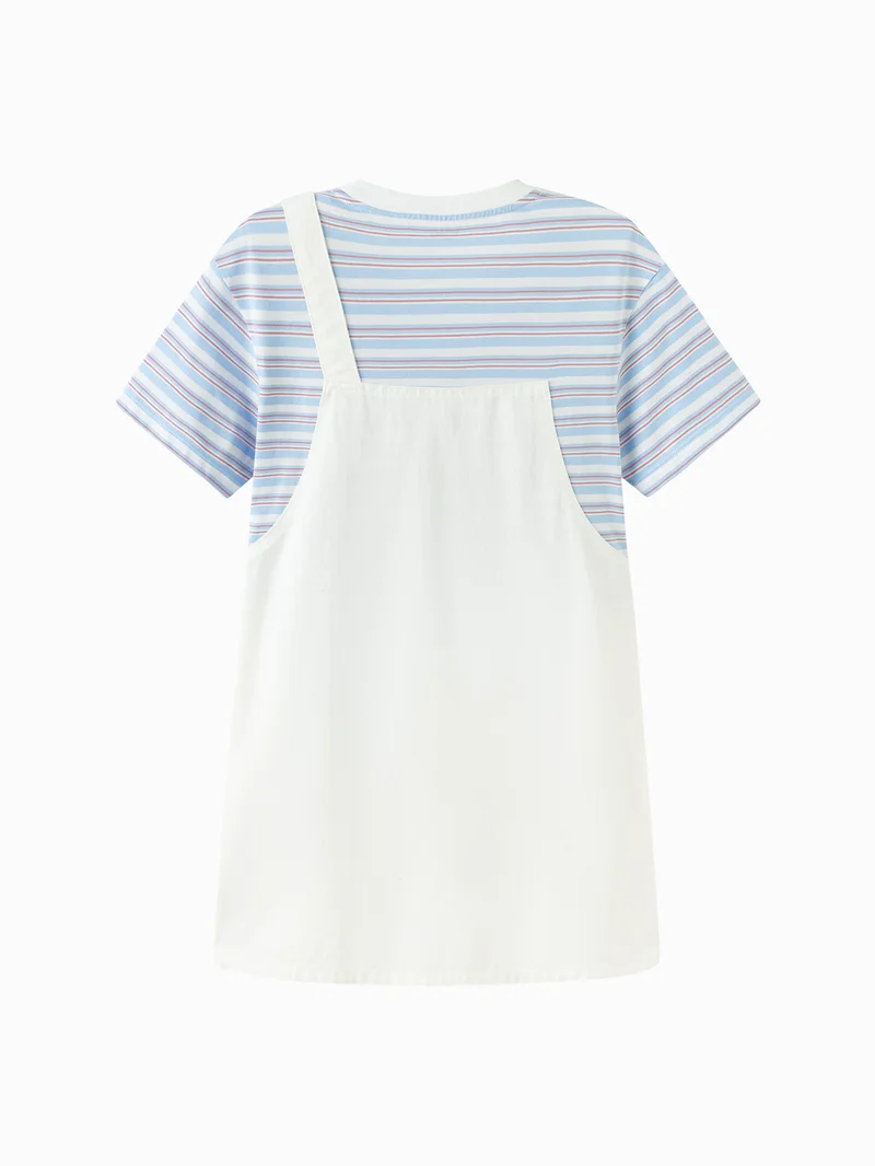بالابالا Kids Girls Denim one-piece dress