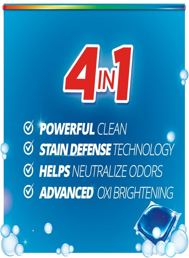 Purex 4-in-1 Oxi Power + Odor Fighter Laundry Detergent Pacs, Fresh Morning Burst, 56 Count - Image 2