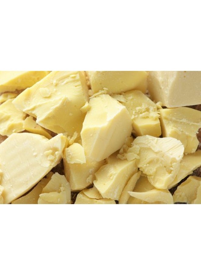 Saaqin - Cocoa (Cacao Butter) Butter, Pure, Raw, Unprocessed. Incredible Quality and Scent. Use for Lotion, Cream, Lip Balm or Body Butter. NON-GMO, Vegan - 1 lb By SaaQin® - Image 1