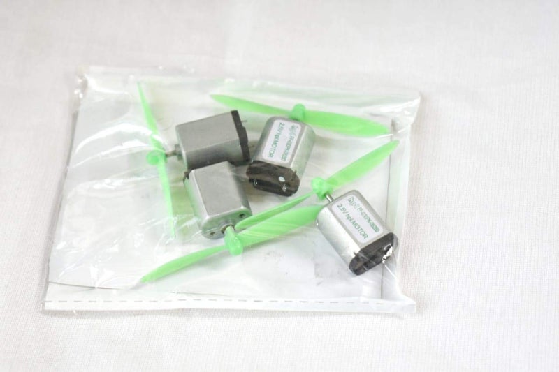 Rashri High Magnetic N20 motor 4 axis aircraft Mini glider small motor propeller set (4 Motors + 4 Propeller) - Image 4
