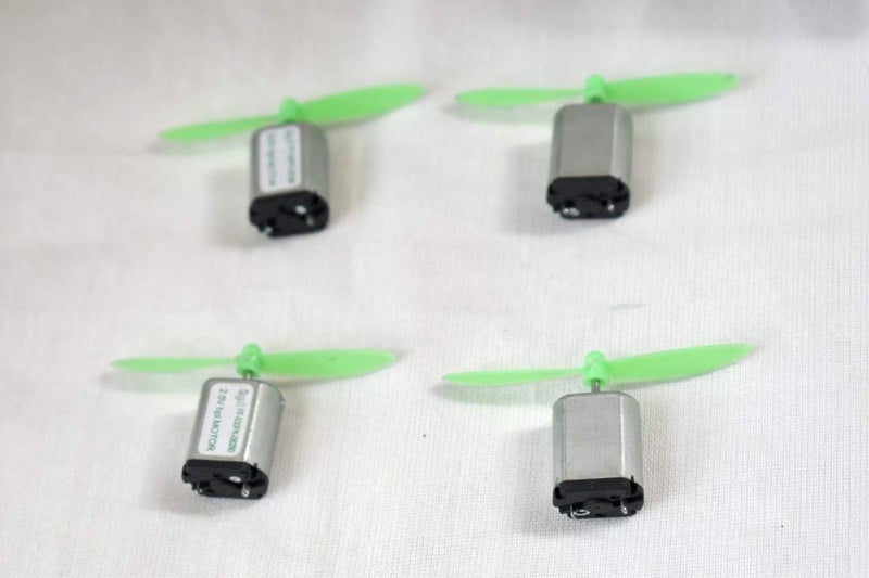 Rashri High Magnetic N20 motor 4 axis aircraft Mini glider small motor propeller set (4 Motors + 4 Propeller) - Image 3