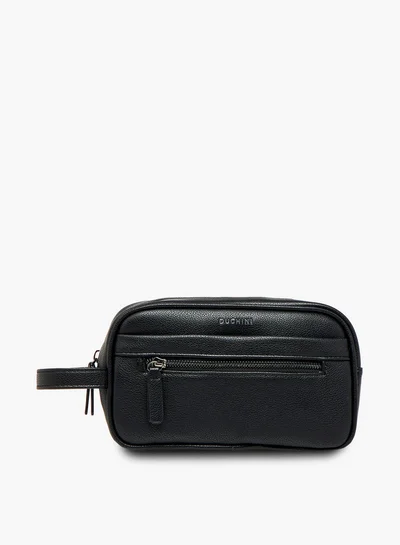 DUCHINI Solid Pouch with Zip Closure and Wrist Loop