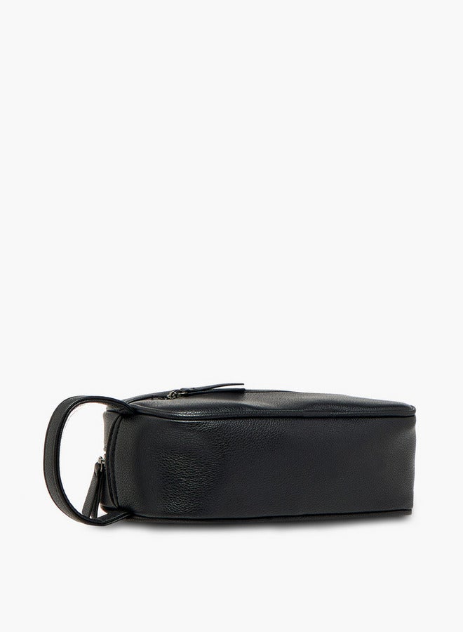 DUCHINI Solid Pouch with Zip Closure and Wrist Loop  - Image 5