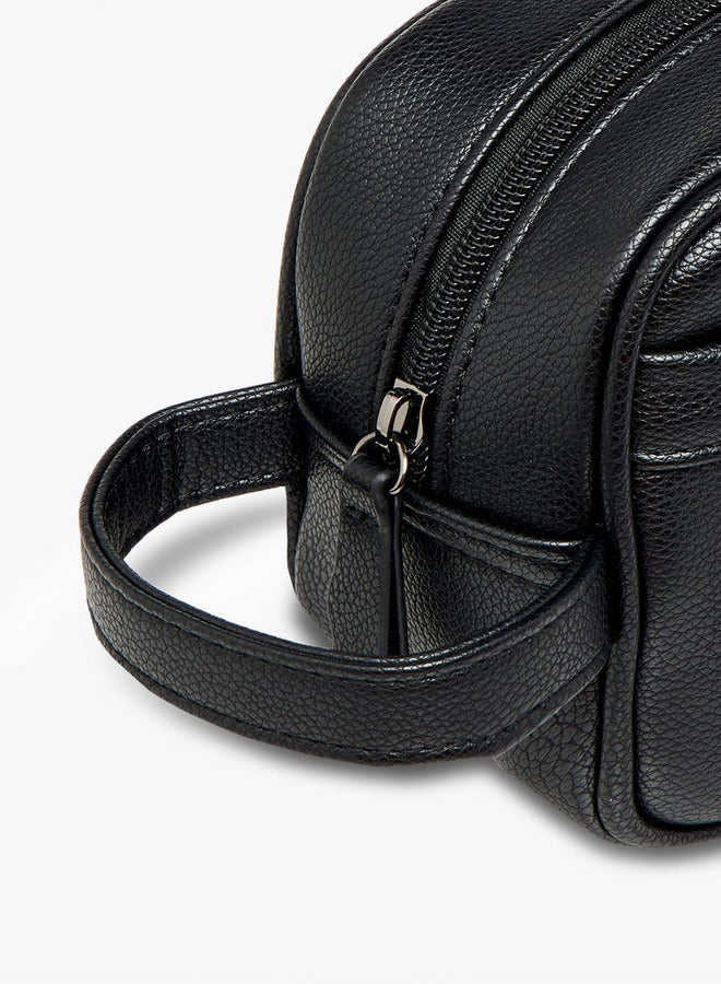 DUCHINI Solid Pouch with Zip Closure and Wrist Loop  - Image 4