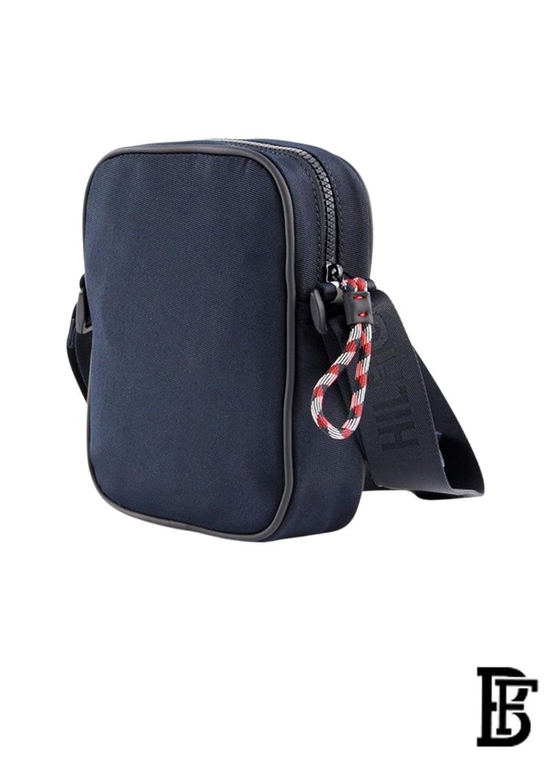 Tommy Hilfiger Men's Mini Reporter Tote Bag Shoulder Bag Blue  - Image 2