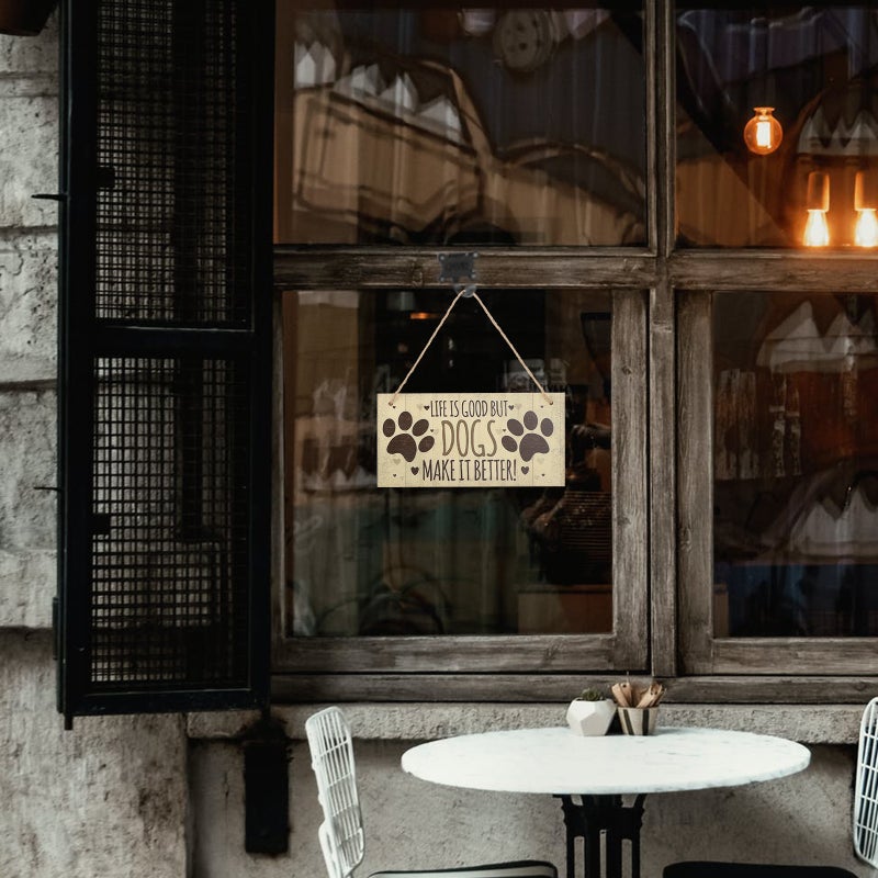 🏠 لافتات خشبية خفيفة ومتينة للباب والنوافذ للزينة المنزلية - Image 2