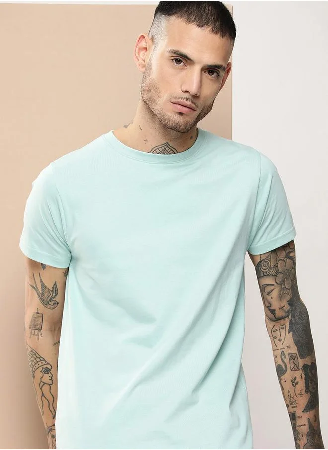 ديفيرينس أوف أوبينيون Plain Regular Fit T-Shirt by Styli