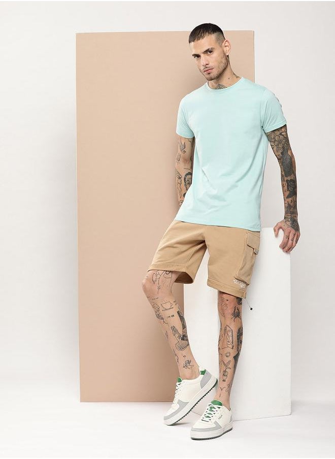 Difference of Opinion Plain Regular Fit T-Shirt by Styli  - Image 4