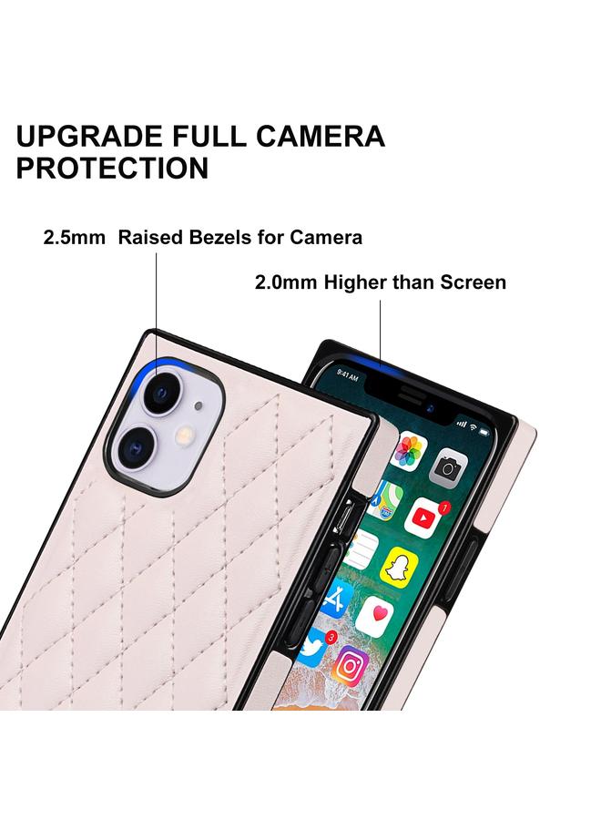 اس-توب جراب لهاتف iPhone 11 أنيق بنمط معيني مصنوع من جلد الألياف الدقيقة + جراب مقاوم للصدمات من مادة TPU مع حزام كروس بودي سلسلة - Image 3