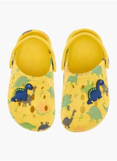 LBL by Shoexpress Boys Dinosaur Applique Clogs with Backstrap  - Image 1