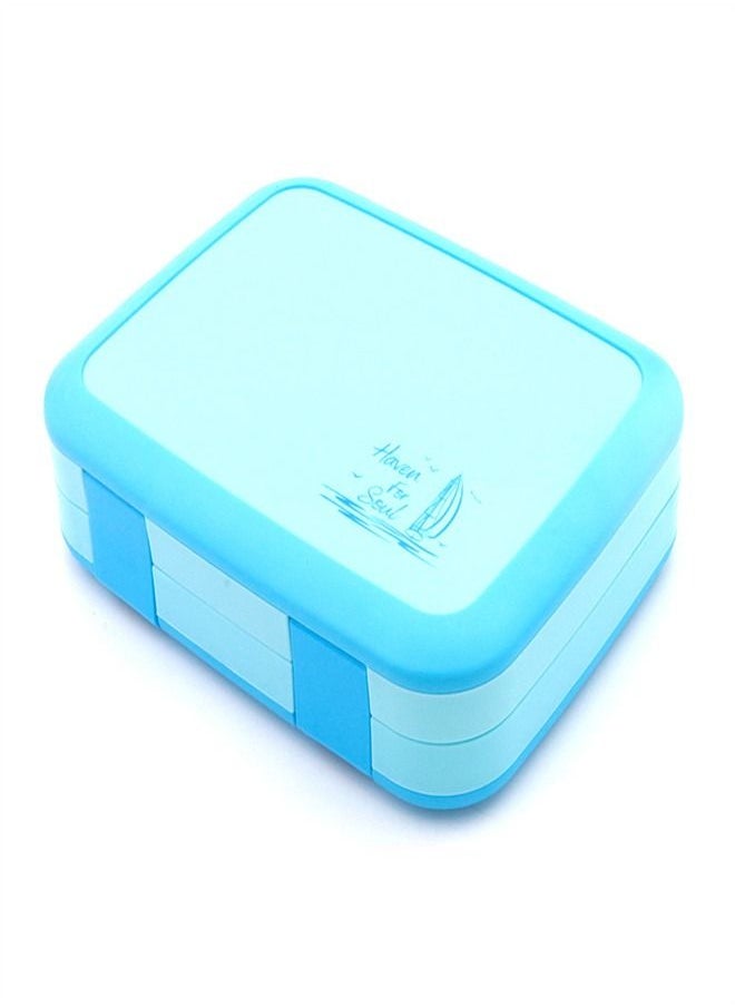 Loquat Microwave Oven Plastic Five Compartment Lunch Box 