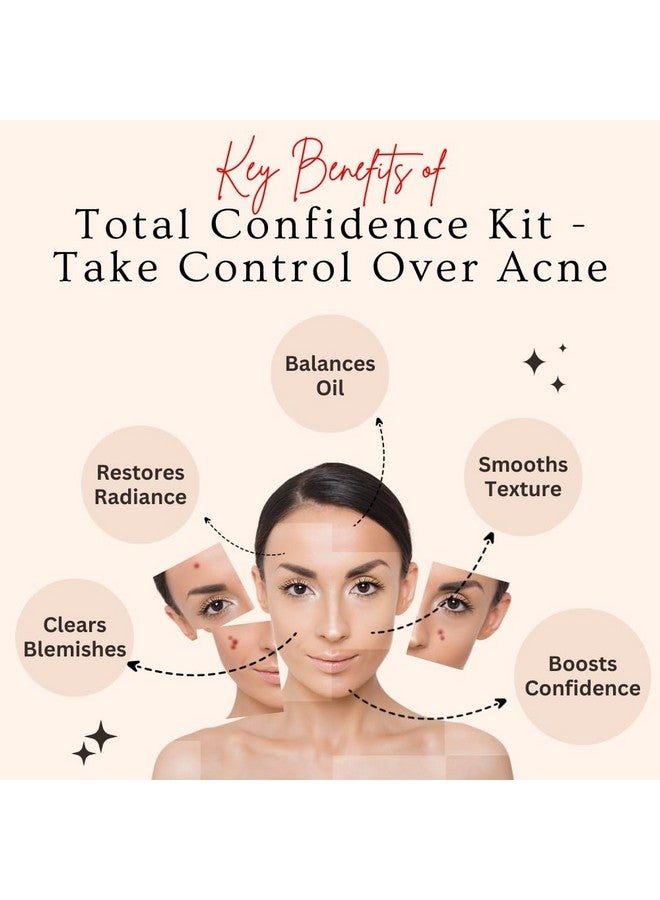 أروما تريجرز مجموعة توتال كونفيدنس المضادة لحب الشباب مع شجرة الشاي وخلاصة الصبار تتضمن غسول للوجه + جل مضاد لحب الشباب + مصل مضاد لحب الشباب للبشرة الدهنية والمعرضة لحب الشباب، مجموعة مكونة من 3 قطع - Image 3