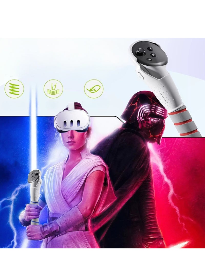 Controller Expansion Ouclus quest2/3/3s 3-in-1 Beat Saber Controller Golf Club Attachments VR Clubs Oculus Quest 3 controller grip to enhance VR gaming accessories - Image 1