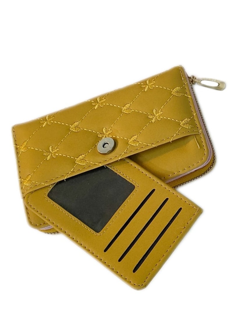 فورإيفر يونج محفظة جلدية مستوردة للنقود تريندي للسيدات - Image 1
