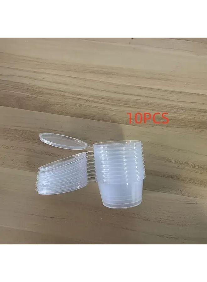 Enhanced Version 10 Pcs Plastic Soy Sauce Containers With Lids Mini Seasoning Bottles - Image 1