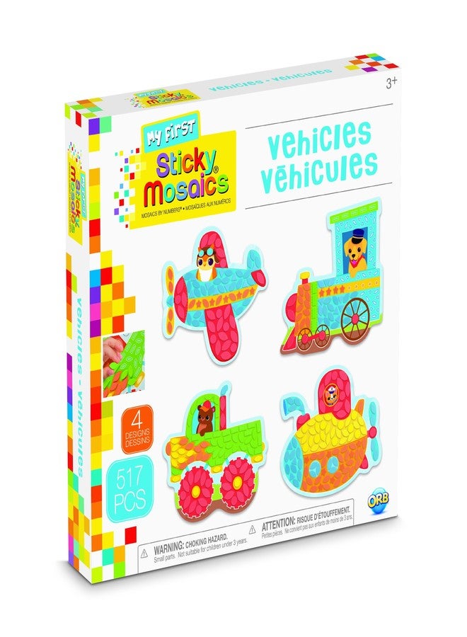 ORB My First Sticky Mosaics Vehicles - Image 4