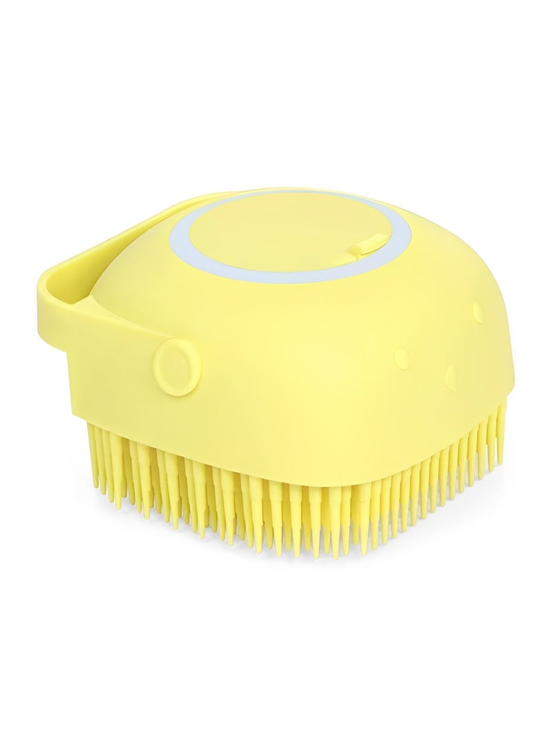 Generic - Silicone Bath Sponge with Hand and Tank - Versatile Bath Sponge for Kids and Adults with Soap Reservoir for Showering, Perfect for Daily Body and Hair Care, and for Babies - Image 1
