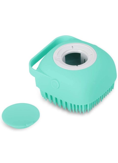 Silicone Bath Sponge with Hand and Tank - Versatile Bath Sponge for Kids and Adults with Soap Reservoir for Showering, Perfect for Daily Body and Hair Care, and for Babies