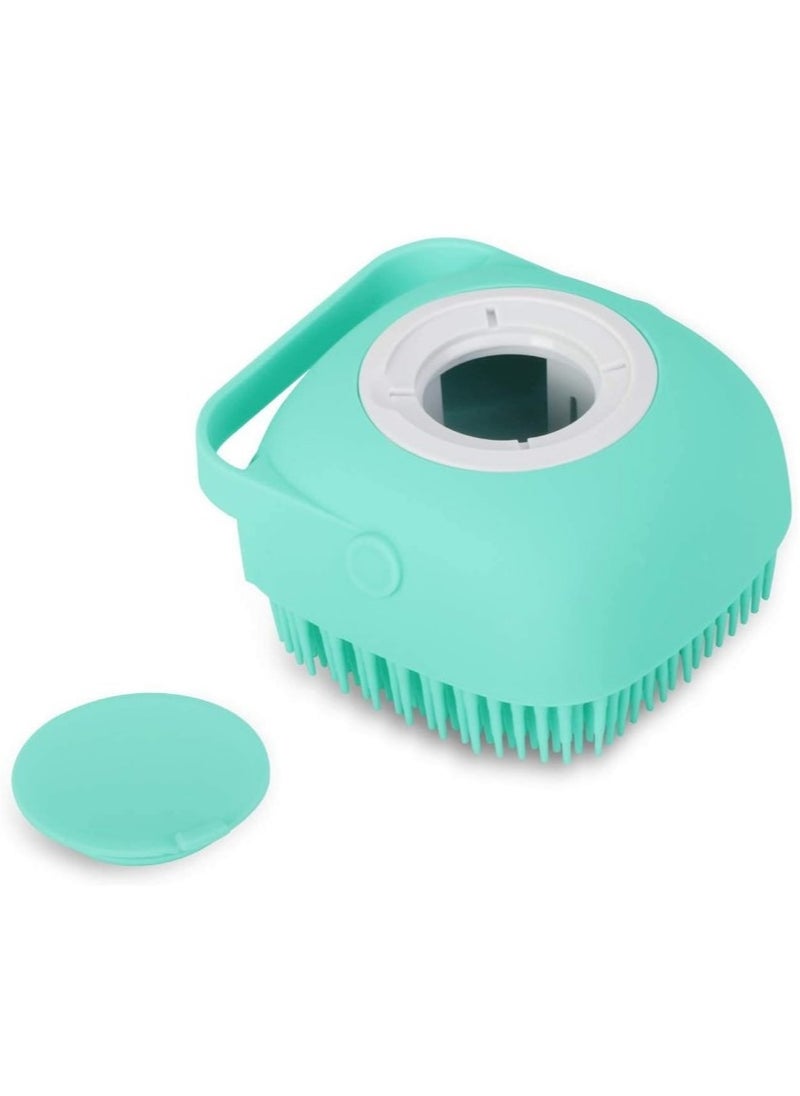 Generic - Silicone Bath Sponge with Hand and Tank - Versatile Bath Sponge for Kids and Adults with Soap Reservoir for Showering, Perfect for Daily Body and Hair Care, and for Babies - Image 1