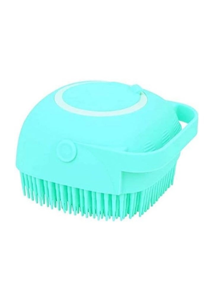 Generic - Silicone Bath Sponge with Hand and Tank - Versatile Bath Sponge for Kids and Adults with Soap Reservoir for Showering, Perfect for Daily Body and Hair Care, and for Babies - Image 1