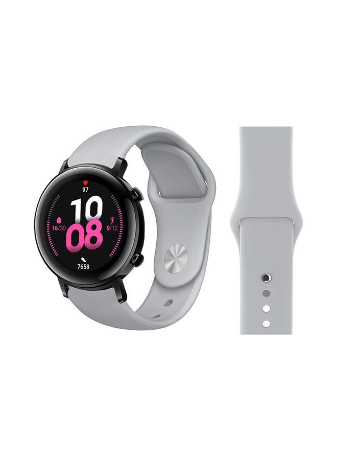 vesus Solid Silicon Replacement Band For Huawei Watch GT 2 Fog