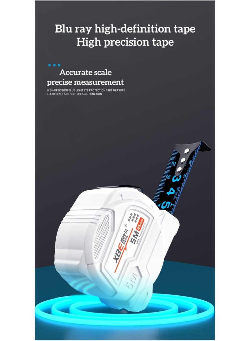 Fluorescent Steel Tape Measure High-Precision 5M - Image 3