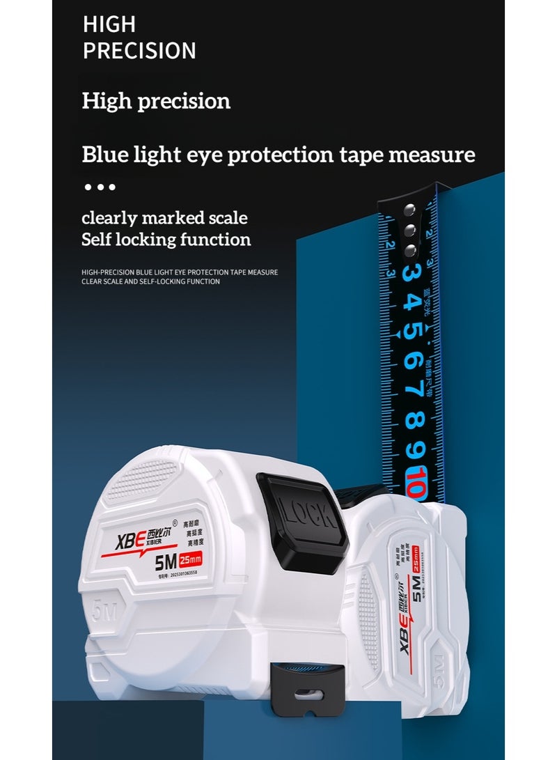 Fluorescent Steel Tape Measure High-Precision 5M - Image 2