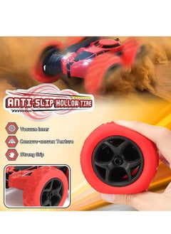 Generic Remote Control Car Double Sided 360°Rotating RC Cars with Headlights 2.4GHz Electric Race Stunt Toy Car Rechargeable Toy Cars for 6+ Years Old Boys Girls Birthday Gift  - Image 2