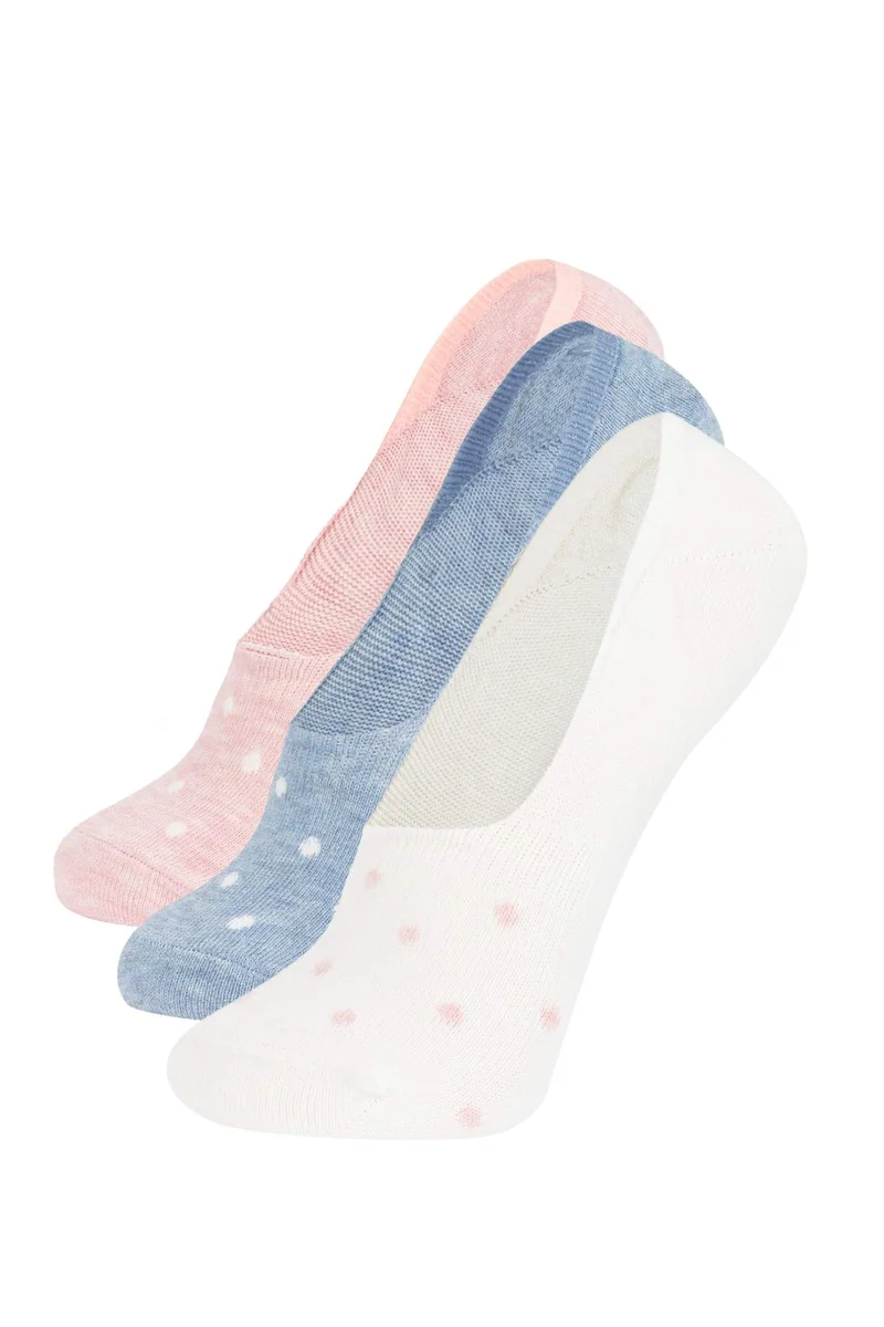 ديفاكتو Women 3 Pack Cotton Ballet Socks